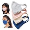 2PACK TAMBOOS WASHABLE & REUSABLE_CLOTH_MASK Eco Breathable Soft BambooCotton (NaturalBeige DeepBlue, Child(6-12years)) view 1