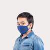 2PACK TAMBOOS WASHABLE & REUSABLE_CLOTH_MASK Eco Breathable Soft BambooCotton (NaturalBeige DeepBlue, Child(6-12years)) view 4