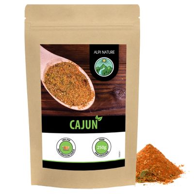 Alpi Nature Cajun Seasoning 250g 8.8 oz, Cajun Spice Mix, Spicy Blend for Cooking, Indian Spices