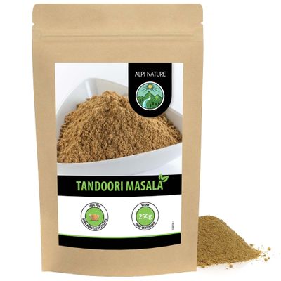 Alpi Nature Tandoori Masala Powder 250g 8.8 oz, Tandoori Powder Spice Mix, Indian Spices