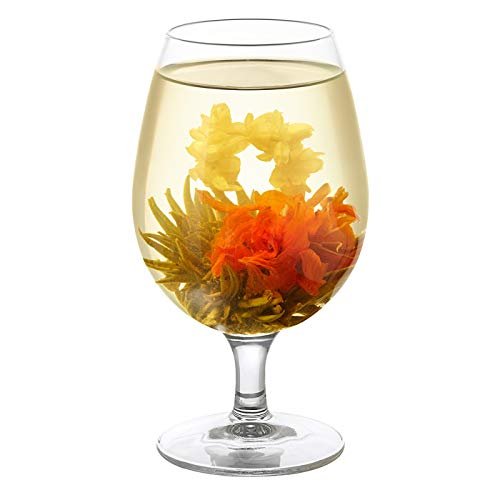 WellTea Pack of 6 Family Happiness Blooming Flowering Green, Tea Vacuum Sealed Tea Balls