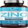 Vegan Zinc Tablets High Strength 40mg - 365 Premium Zinc Gluconate Tablets - Zinc Supplements, 12 Month's Supply - Zinc and Copper Supplement - Zinc 40mg - Made in The UK by YrHealth view 1