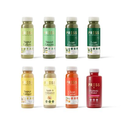 Press Healthfoods, Couples Cleanse, Intermediate Juice Cleanse, 5 day Meal Replacements for the Ultimate Detox and Health Kick