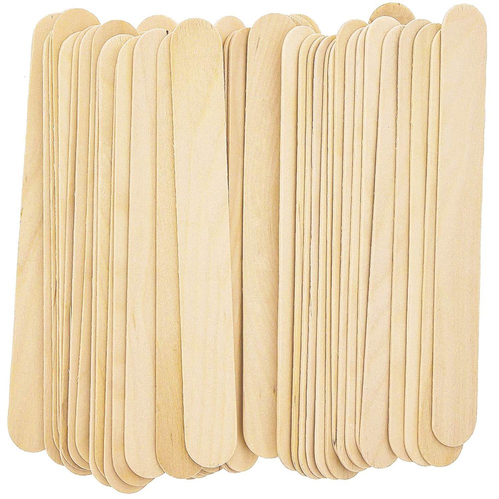 Professional Large Wax Waxing Wood Body Hair Removal Sticks Applicator Spatula 500 Pcs