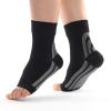03 Foot Sleeves, Heel Brace, Antiodor Closefitting Foot Protective Sleeve, Comfortable for Women Men Cycling Marathon(M) view 2