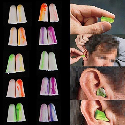 10 Pair Durable Soft Foam Ear Plugs Earplugs Defenders Protector Cost-Effective and Good Quality