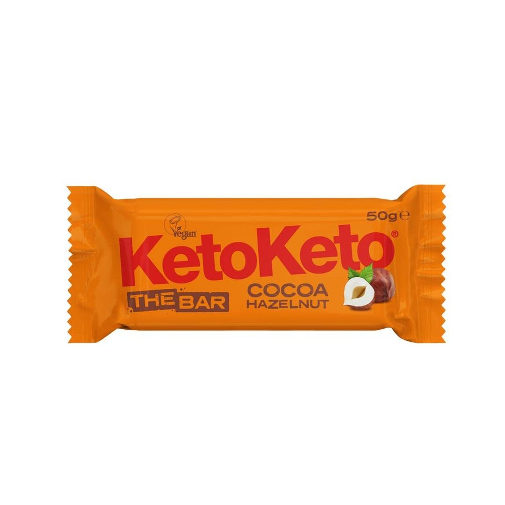KetoKeto Chocolate Hazelnut Keto Biscuit Bar, 50 g