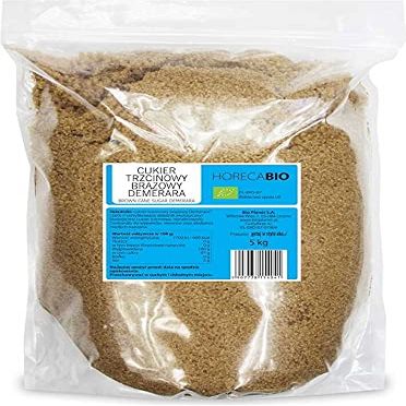 Brown Cane Sugar Demerara BIO 5 kg - HORECA