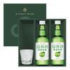 Lotte Chum Churum SOONHARI Soju Gift Box Set - Apple Flavour 12% Alc/vol 350ml (Pack of 2) view 1