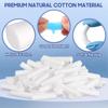 iplusmile 1000pcs Cotton Rolls Gauze Rolls Rolled Cotton Ball High Absorbent Cotton Roll Nosebleed Kit Accessories for Adults Kids Supplies 1.2X3.8cm view 4