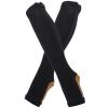 Sports Compression Socks, 2 Pcs Middle Tube Shaping Vericose Vein Socks Sport Elastic Varicose Veins Compression Socks with Zipper Calf Slimming (Zipper socks (skin color + copper bottom) L/XL) view 3