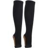 Sports Compression Socks, 2 Pcs Middle Tube Shaping Vericose Vein Socks Sport Elastic Varicose Veins Compression Socks with Zipper Calf Slimming (Zipper socks (skin color + copper bottom) L/XL) view 4