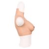 Realistic Breasts Fake Silicone Boobs High Collar for Crossdressers Transgender B Cup view 1