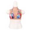 Realistic Breasts Fake Silicone Boobs High Collar for Crossdressers Transgender B Cup view 4