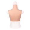 Realistic Breasts Fake Silicone Boobs High Collar Cotton for Crossdressers Transgender G Cup view 3