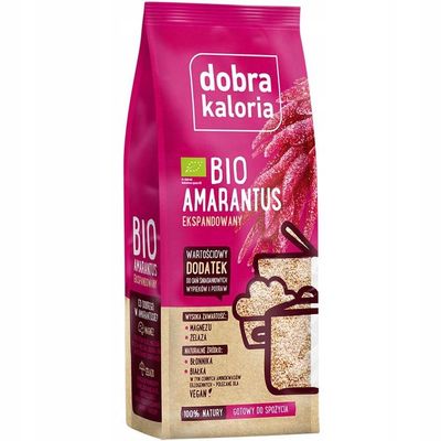 Puffed Amaranthus BIO 120 g - DOBRA KALORIA