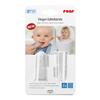 reer 79249 Finger Toothbrush Silicone 2 Pack Baby Toothbrush Latex Transparent 9g view 1