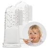 reer 79249 Finger Toothbrush Silicone 2 Pack Baby Toothbrush Latex Transparent 9g view 2