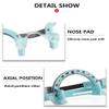 Dhoptical Titanium Alloy Trial Frame Half Rimless Frame Optical Use Three Lens Glasses Shop Equipment (62MM Single) view 3