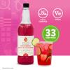 Simply Strawberry, Basil & Cucumber Cooler, Vegan & Gluten Free Beverage Syrup for Cordial Squash, Cocktails & Mocktails (6 x 1 Litre) view 3