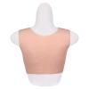 Realistic Breasts Round Collar Fake Silicone Boobs for Crossdressers Transgender Costume D Cup (Gel) view 3