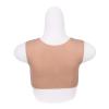 Realistic Breasts Round Collar Fake Silicone Boobs for Crossdressers Transgender Costume C Cup (Cotton) view 3