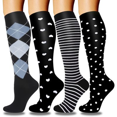 Compression Socks for Women & Men Circulation (2021 New)- Best Support for Nurses, Running , Hiking, Travel, Pregnancy - - S-M