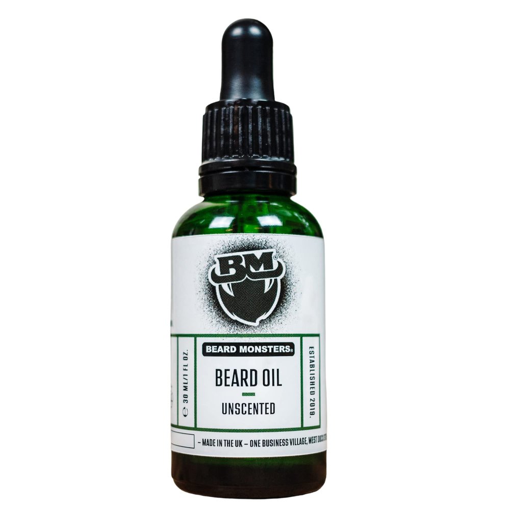 Beard Monsters Base Range 30ml Beard Oils | Six New Scents Available | Beard Oil For Men | Must for Any Beard Kit For Men | Scented Beard Oil | Helps Beard Growth (Unscented)
