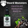 Beard Monsters Base Range 30ml Beard Oil | Six New Scents Available | Beard Oil For Men | Scented Beard Oil Made Using Natural Ingredients | Helps Beard Growth (Liquorice and Blackcurrant) view 3