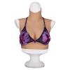 Fake Tits Crew Neck Silicone Breasts Realistic Breastplate Form for Crossdressers Transgender Transvestite A Cup (Gel) view 1