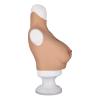 Fake Tits Crew Neck Silicone Breasts Realistic Breastplate Form for Crossdressers Transgender Transvestite A Cup (Gel) view 4