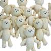 12 Edible Coloured Teddys Baby Shower Cupcake Cake Decorations (Cream) view 1