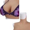 Fake Tits Crew Neck Silicone Breasts Realistic Breastplate Form for Crossdressers Transgender Transvestite D Cup (Gel) view 4