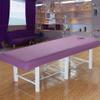 Tubayia Washable Massage Table Bed Sheet with Face Hole for Massage Table (Purple) view 4
