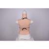 Fake Tits Half Body Realistic Silicone Breastplate Form for Crossdressers Transgender Sissy Soft Breasts E Cup (Cotton) view 4