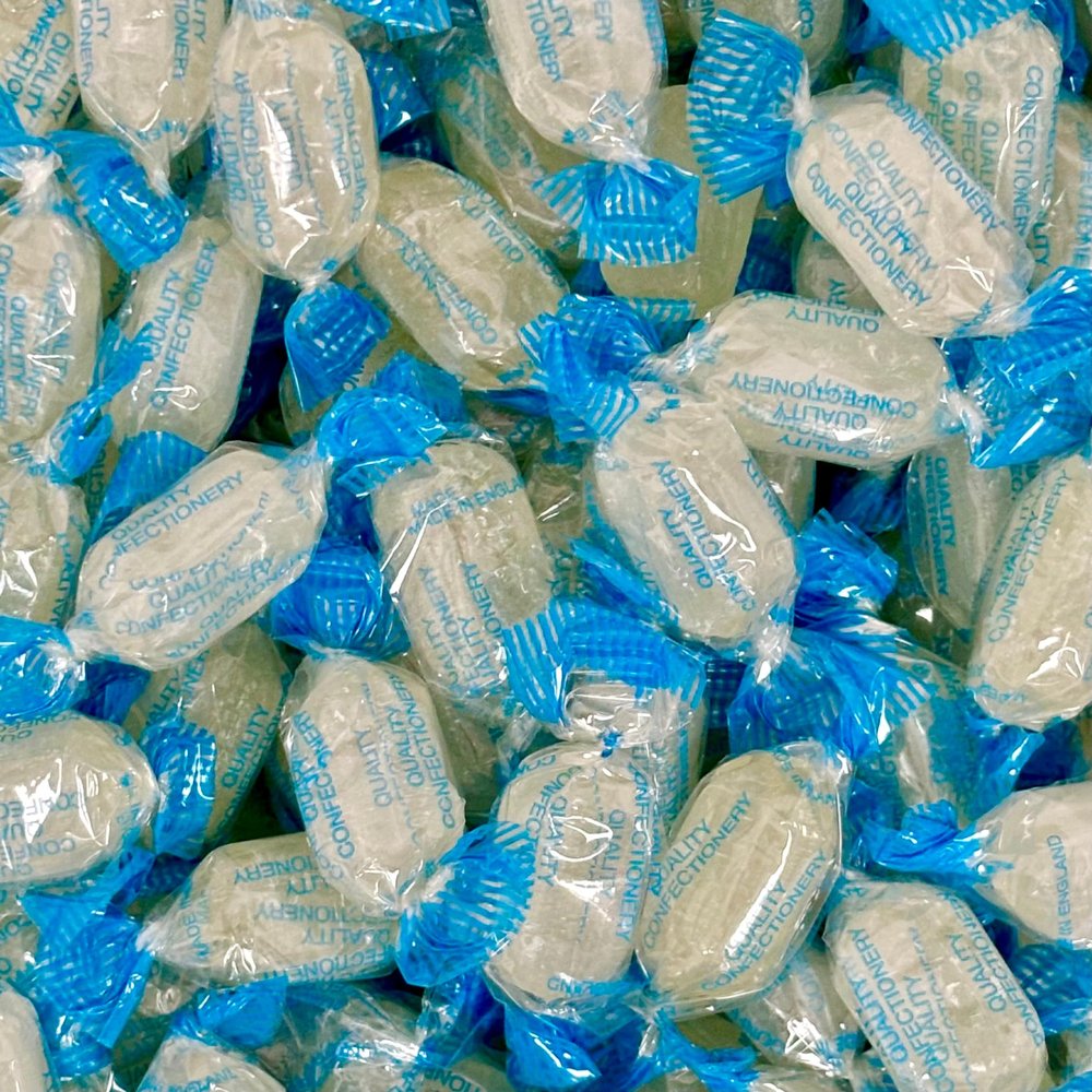 Clear Mints (Wrapped) Retro Sweet Shop Jar by The Gourmet Sweet Company