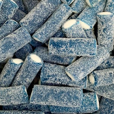 Blue Raspberry Rocketz Retro Sweet Shop Jar by The Gourmet Sweet Company