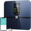 Body Fat Scale, Posture Extra Large Display Digital Bathroom Wireless Weight Scale Composition Analyzer with Heart Rate Heart Index & Body Shape Index with Free APP 400Lb Black view 1