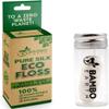Biodegradable Mint Dental Tooth Lace Floss with Refillable & Reusable Container Holder - 100% Organic Natural and Compostable Teeth Silk Spool Waxed with Candelilla Wax & Eco-Friendly Zero Waste Box view 1