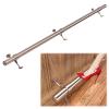 Muzata 6Ft Foot Rail Bar Rail Undercounter Mount Complete Kit 2'' OD, Antique Copper Plating Finish,T304 Stainless Steel HF20-PA4 view 1