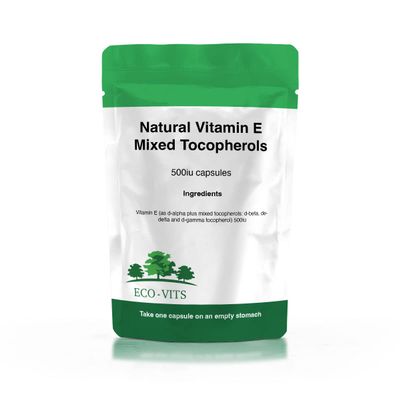 Natural Vitamin E Mixed Tocopherols (500iu) 240 Capsules
