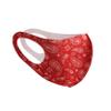 Komonee Face Mask Washable Reusable Red Paisley Dustproof Cloth Mouth Cover Covering For Men Women Outdoors Indoors Cycling Ski Protection view 2