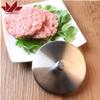Hotaden Stainless Steel Ham Press Mold Meat Burger Press Cutlets Stuffed Patty Maker Mould Patties Food Kitchen Gadgets Tools 1pc Silver view 3