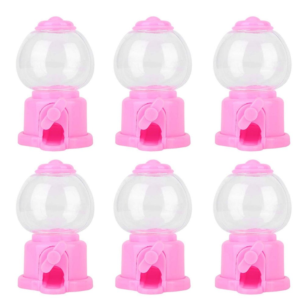 Candy Box,6Pcs Mini Cute Shape Candy Storage Box Children Candy Machine Dispenser for Kid