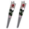 2 x Belgian Milk Chocolate Foiled Rose Valentines Gift Special Occasions (Rose 18g) view 1