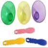 ORILAO 3PCS Dental Lab Rubber Mixing Bowls Flexible Silicone Colorful Bowls (Large+Medium+Small) with Spatulas view 2