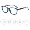 keepmore Square Frame Reading Glasses Anti-blue Light Eyeglasses Eyewear Glasses Computer Eyewear Reader Glasses +1.0 to +3.5 view 4