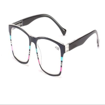 keepmore Men Women Square Frame Reading Glasses Presbyopic Unisex Eyeglasses Fashion Glasses for Sight with Diopters +1.0 to +3.5