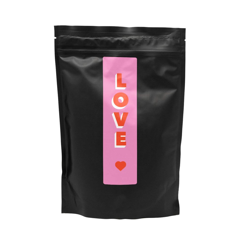 Sistir, 'Love' Coffee Gift. Fun Gift for A Coffee Lover. 100% Arabica Grounds, Roasted and Packed in The UK. 170g