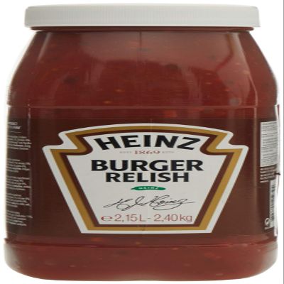 Heinz Burger Tomato Relish, 2.15Ltr